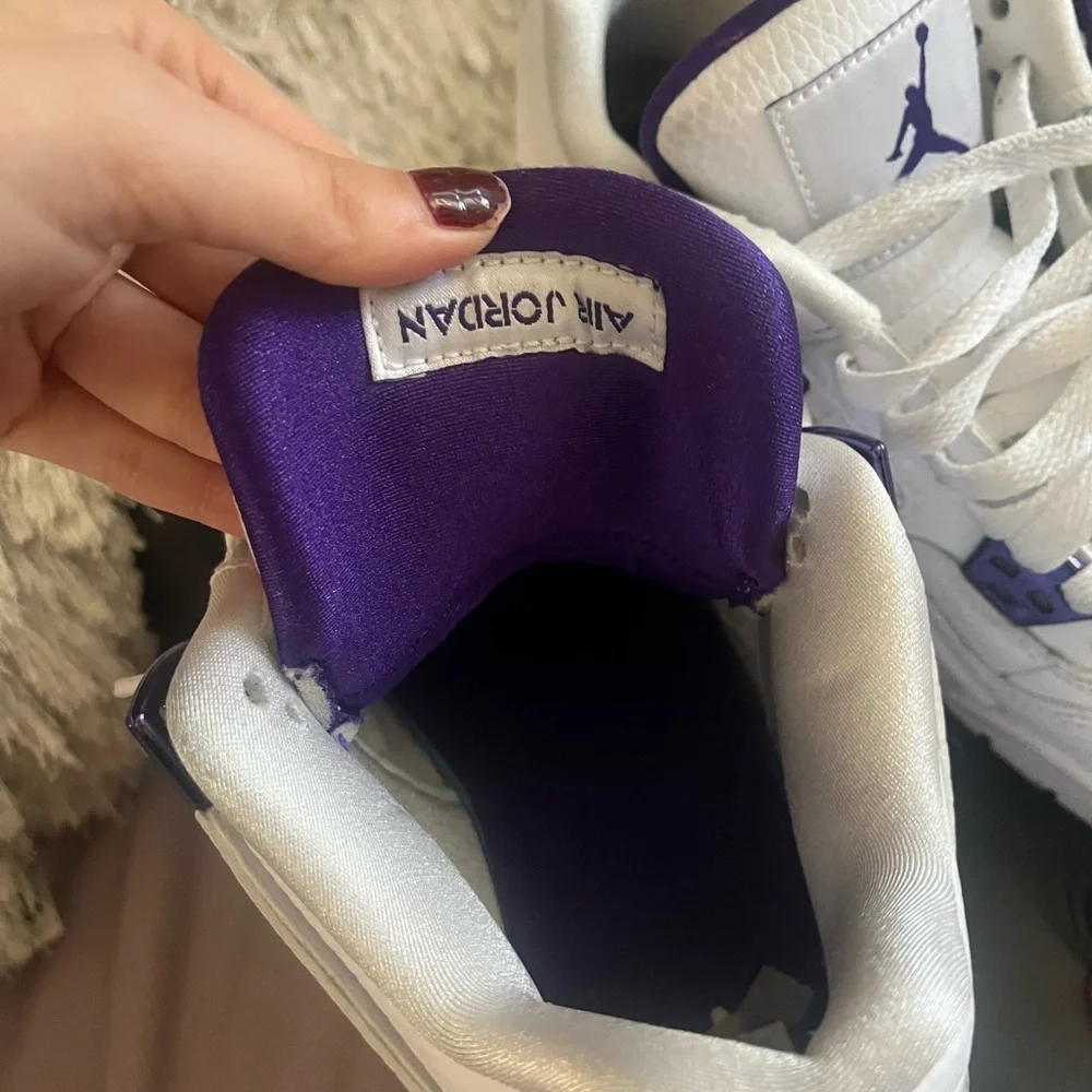 Jordan 4 metallic purple - Picture 5 of 10